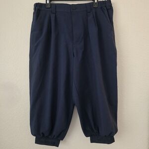 GolfKnickers.Com Traditional Golf Knickers Pants Men's 36 Navy Stretch Retro Y2k